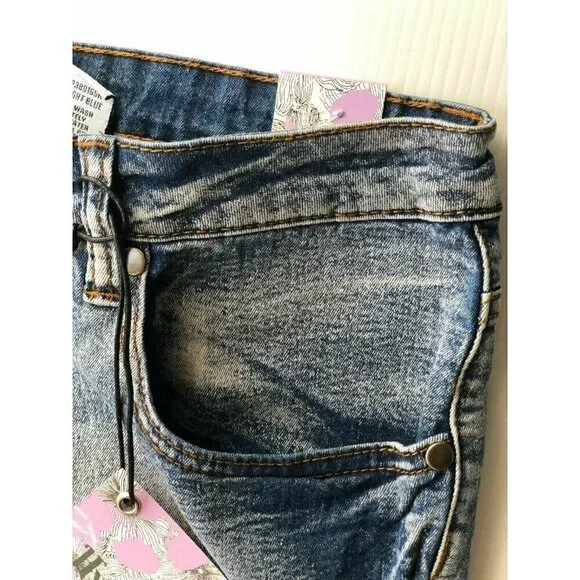 Hybrid & Company Teens blue Denim Skinny Jeans 11 - Picture 4 of 8